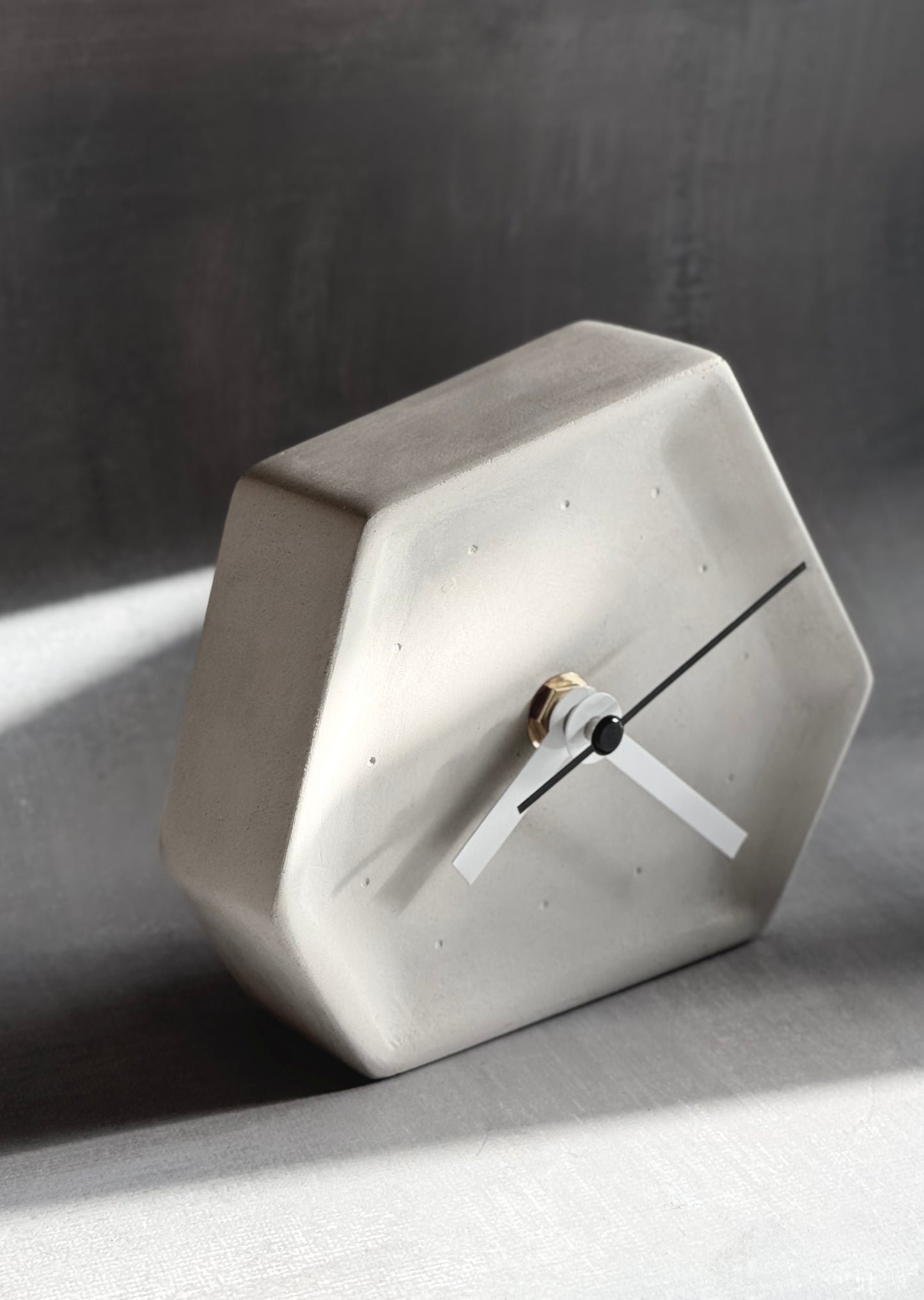 “In Time” Concrete Clock