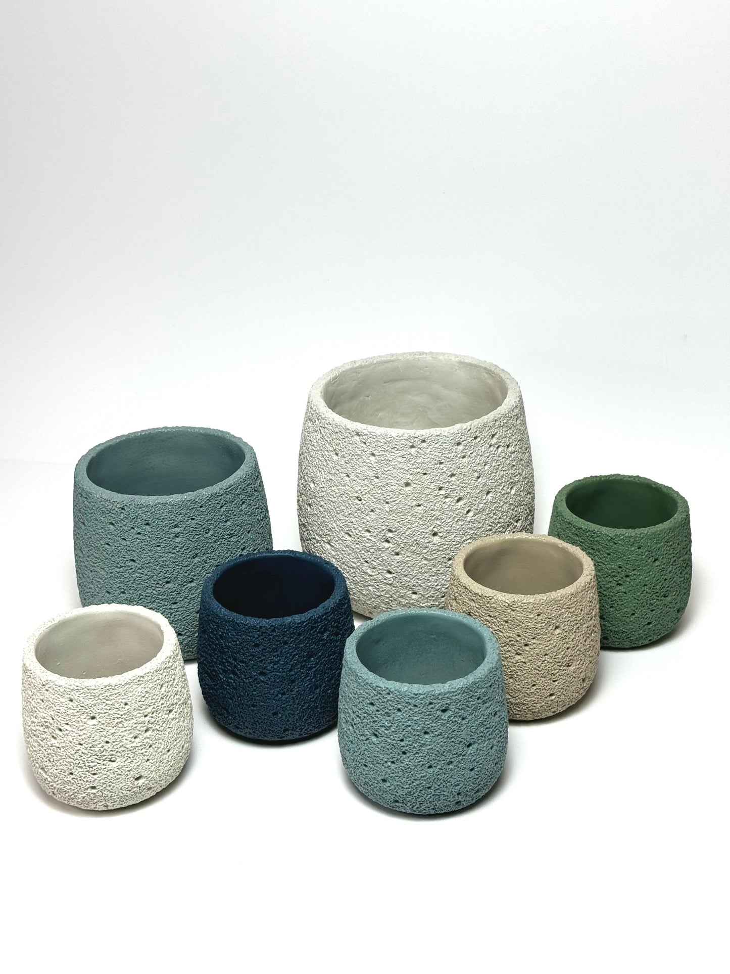 Lava Concrete Pots