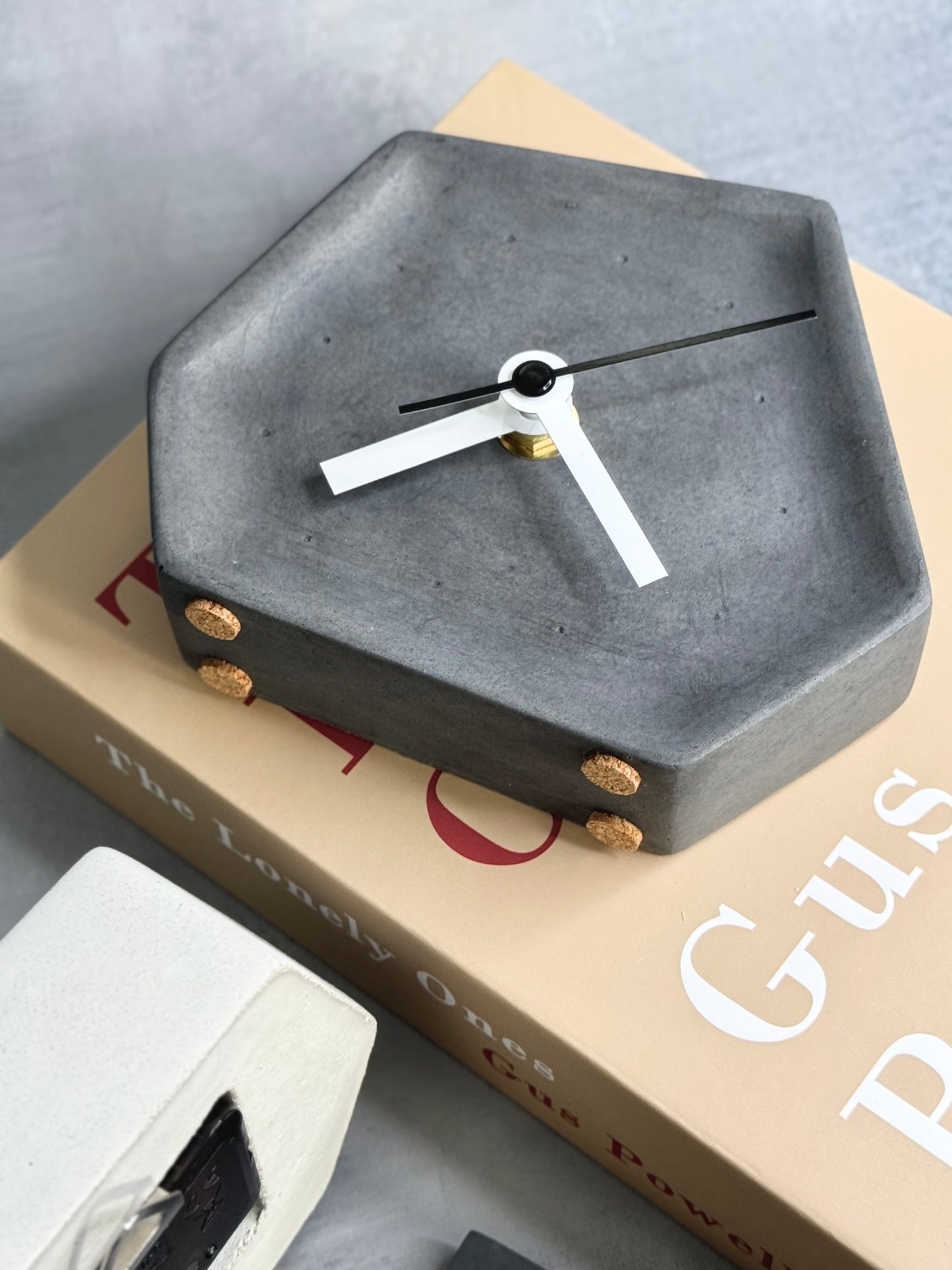 “In Time” Concrete Clock