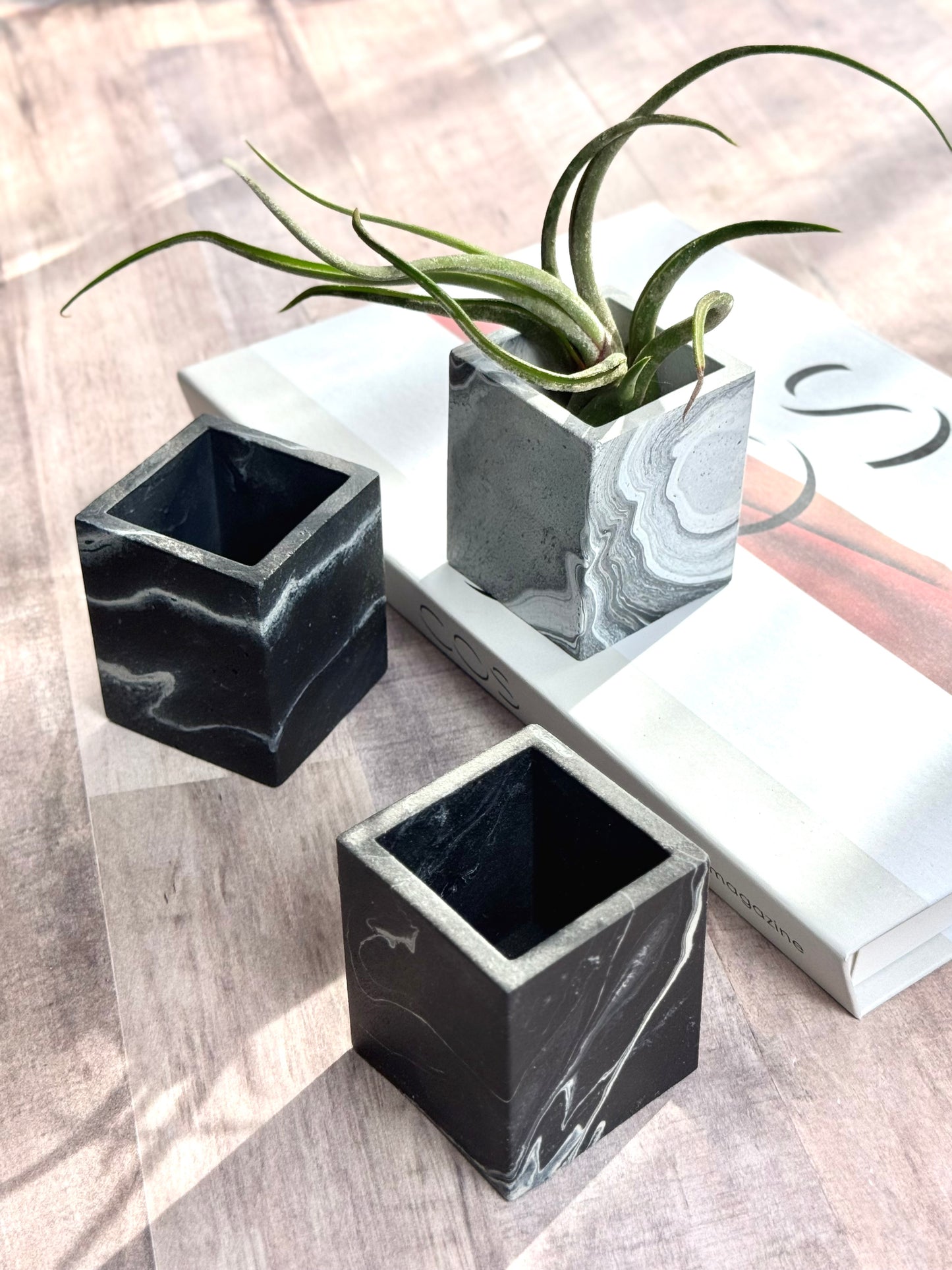Concrete Cube Planter