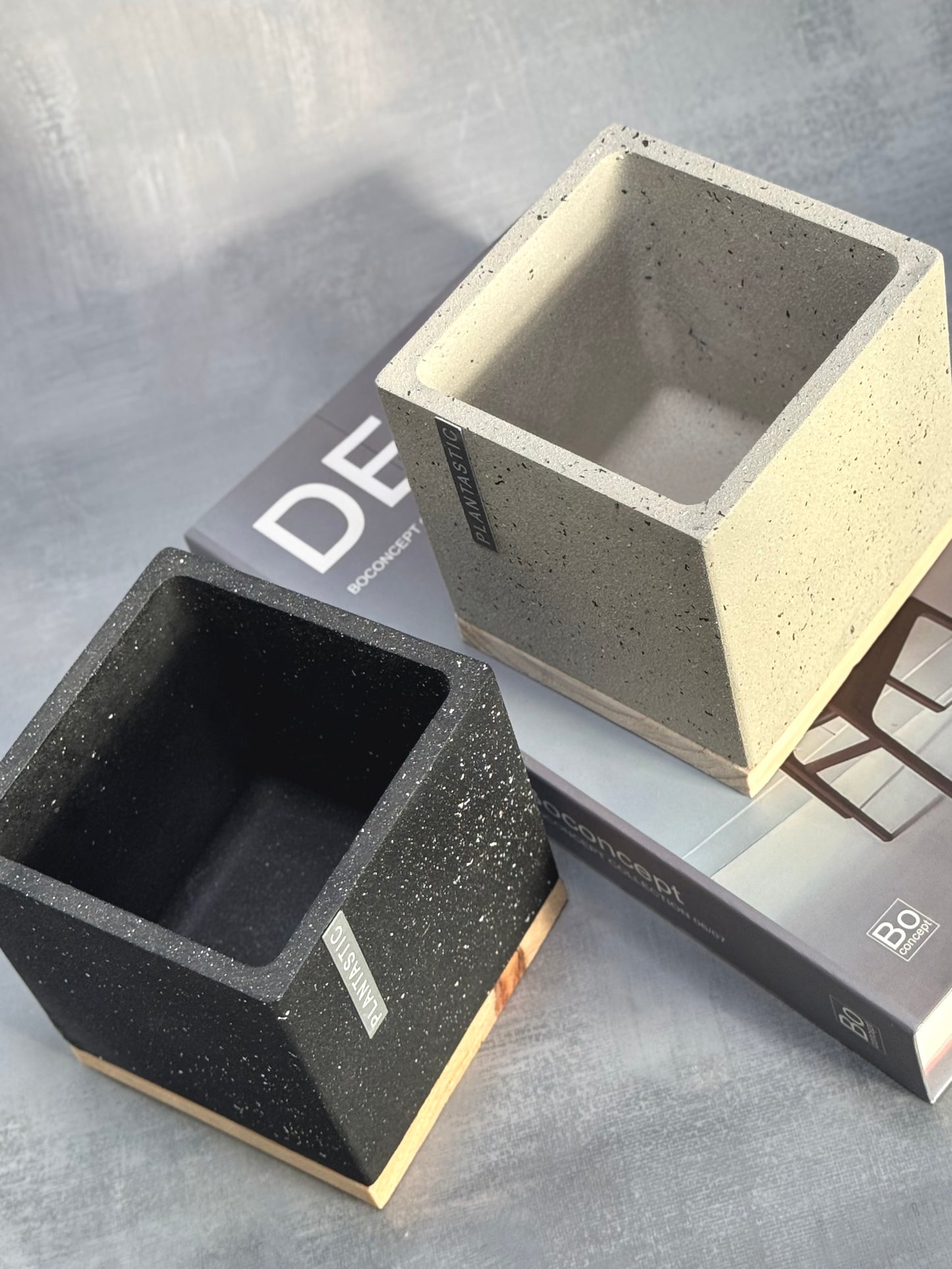 Concrete Cube Planter