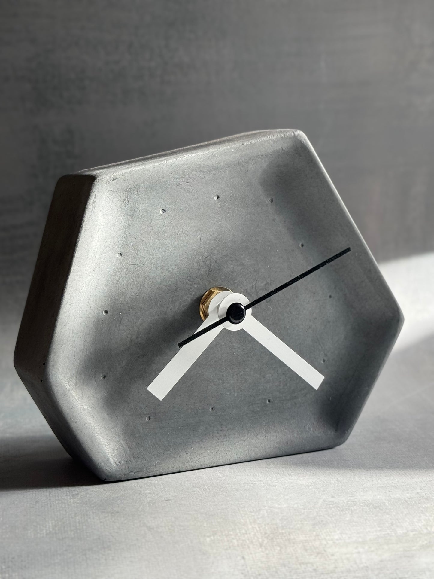 “In Time” Concrete Clock