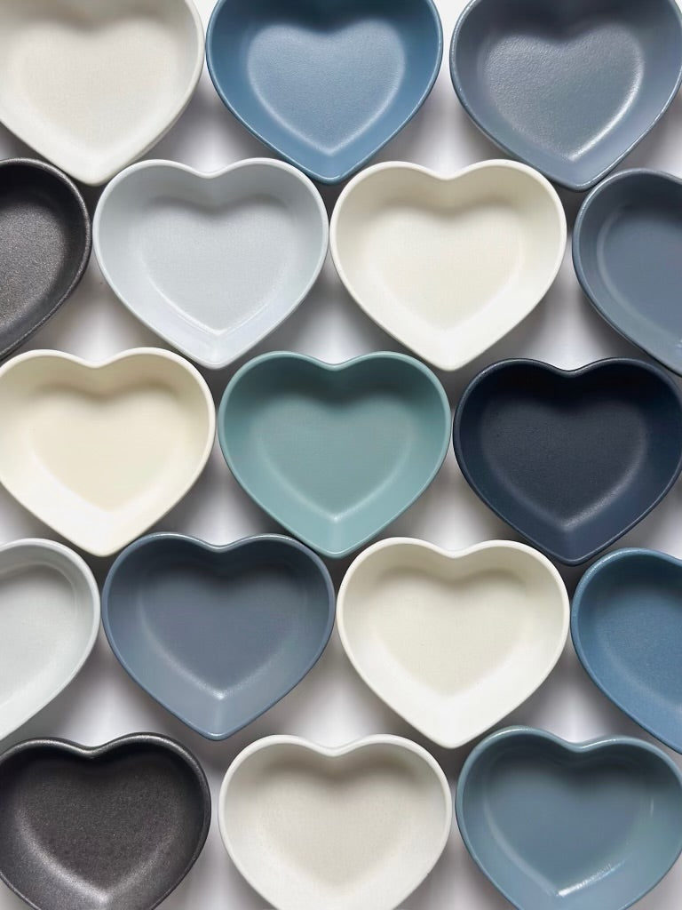 Handcrafted Heart-Shaped Concrete Candles