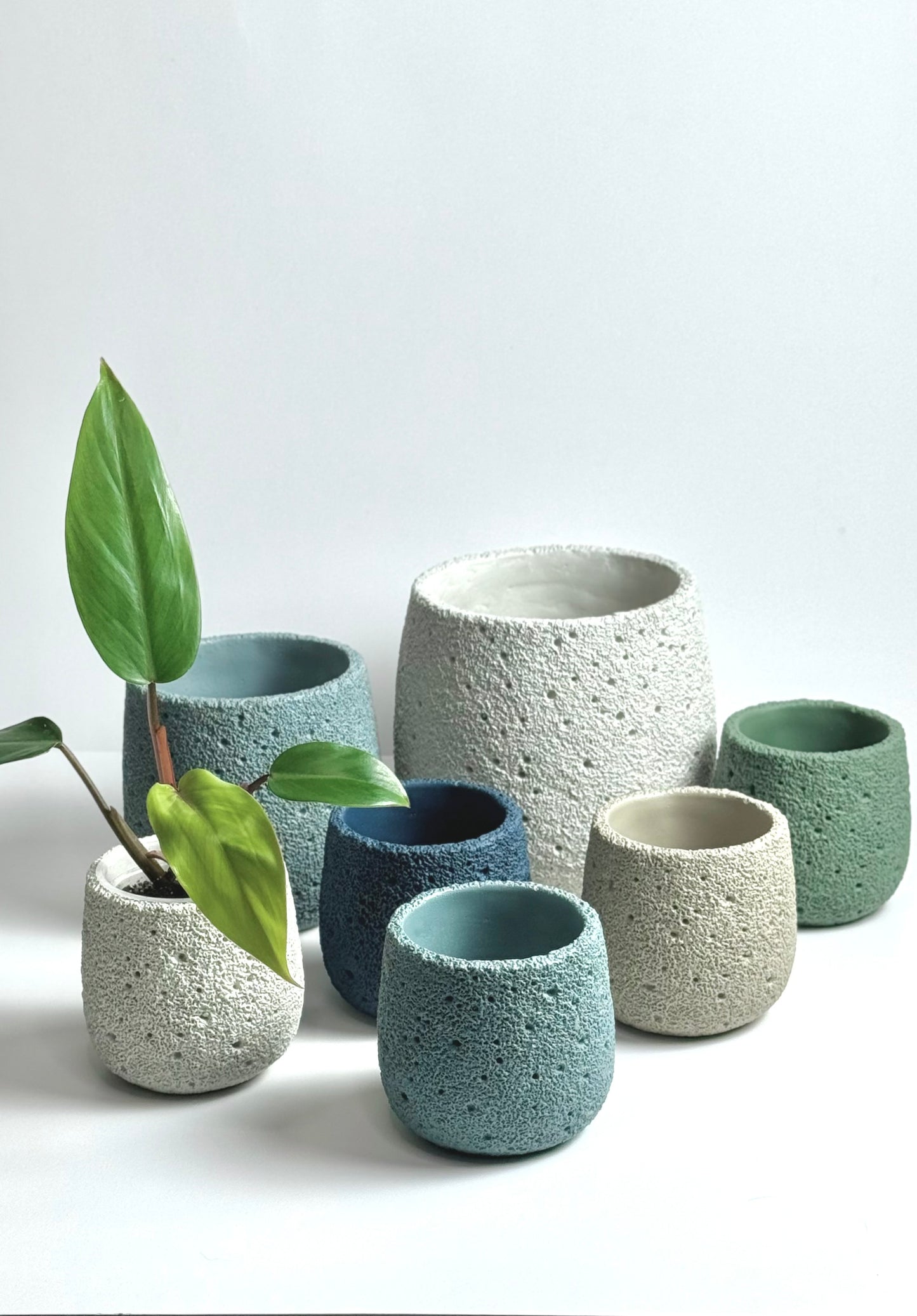 Lava Concrete Pots