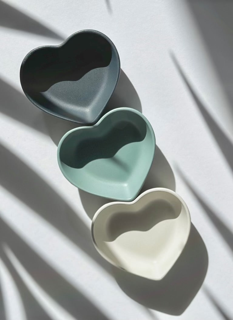 Handcrafted Heart-Shaped Concrete Candles