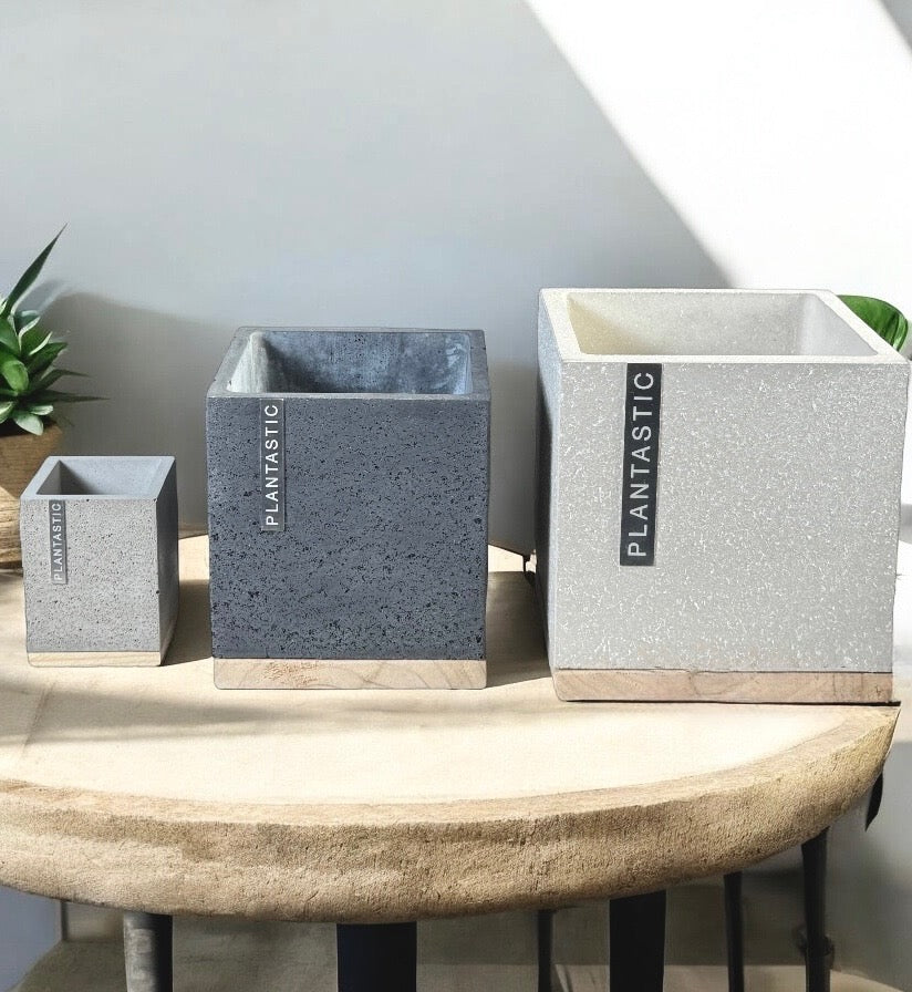 Concrete Cube Planter