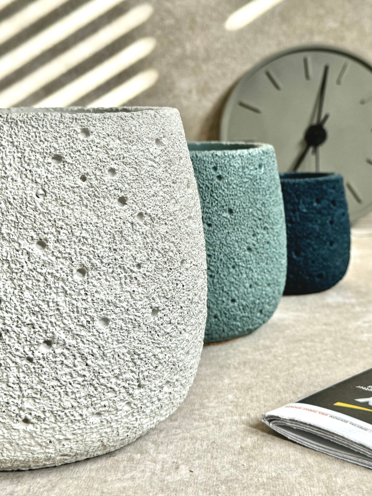Lava Concrete Pots