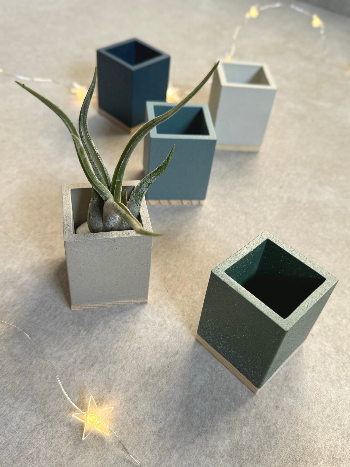 Concrete Cube Planter