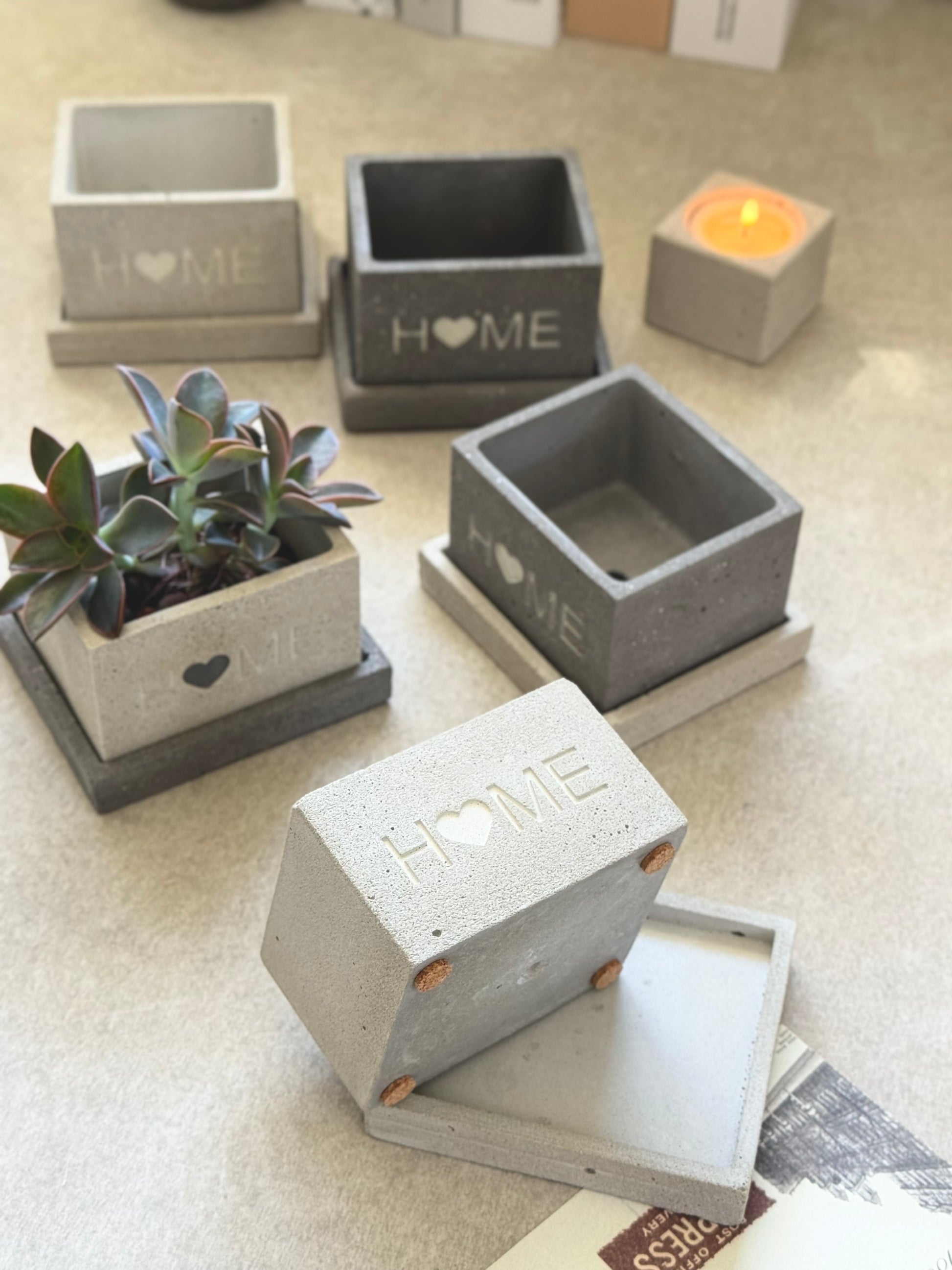 plant pots for concrete posts Home” Concrete Planters – Plantastic