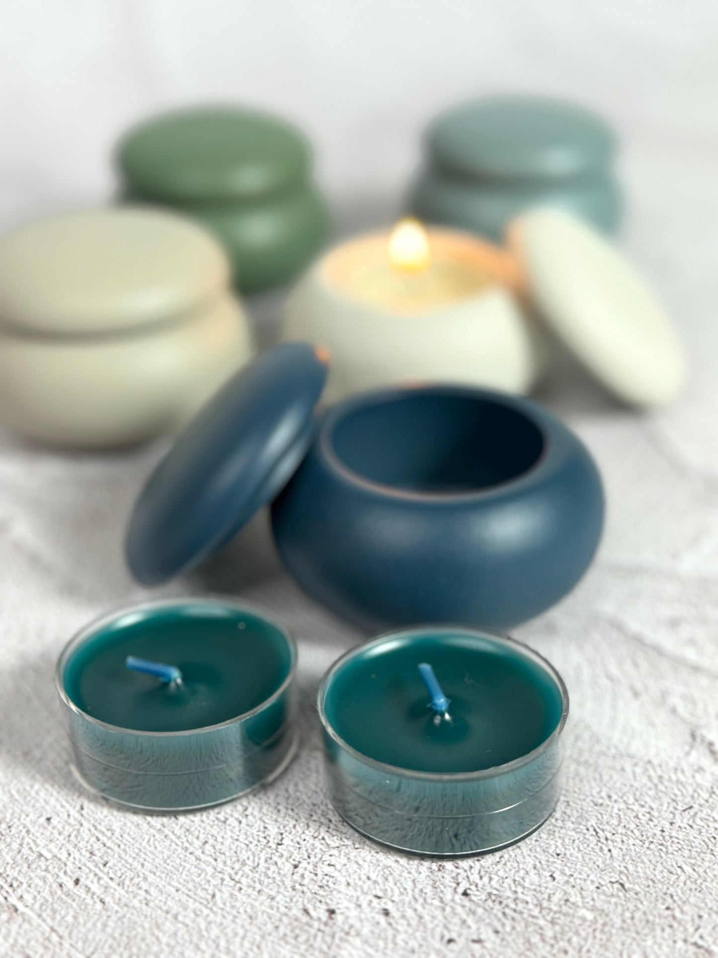 Mini Candle Jar With Lids