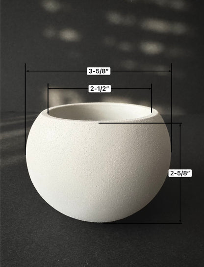 Handcrafted Concrete Round Plant Pot