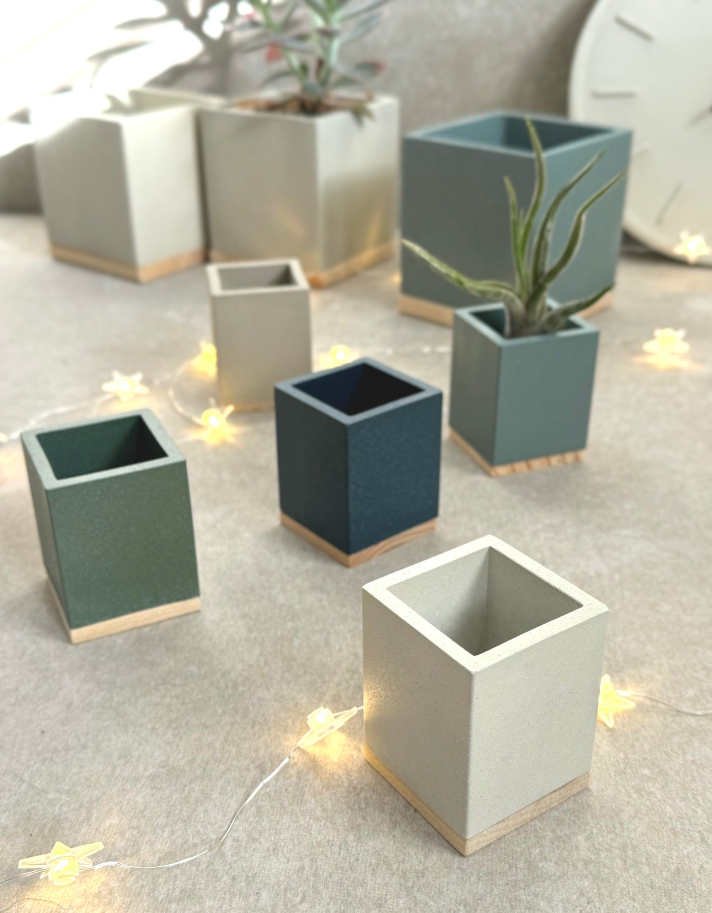 Concrete Cube Planter