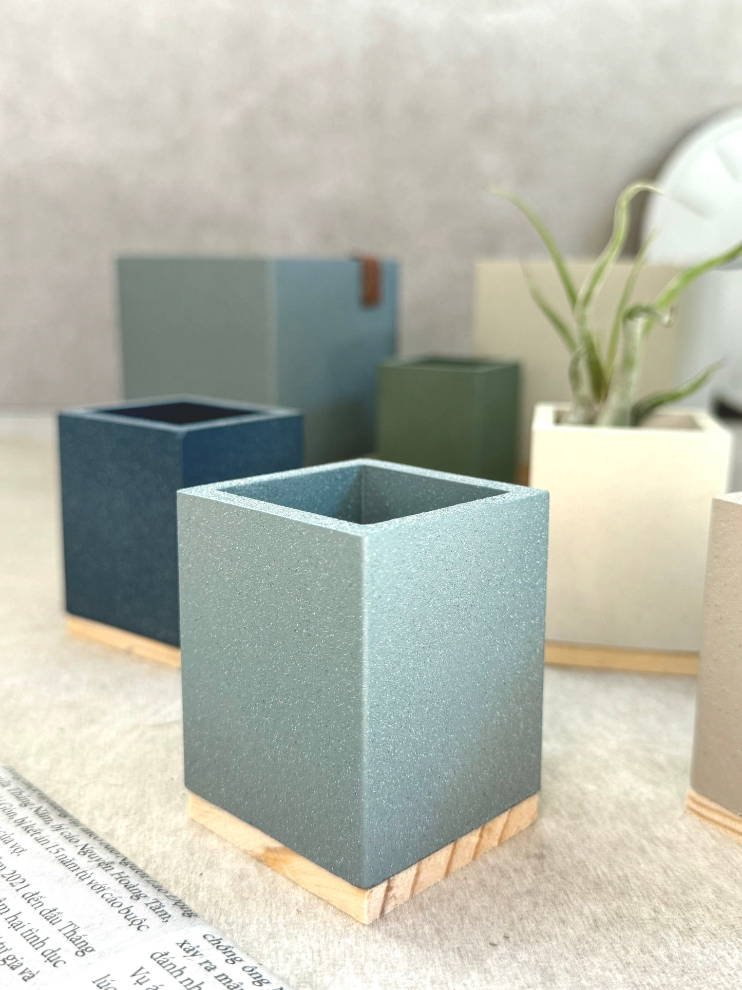 Concrete Cube Planter