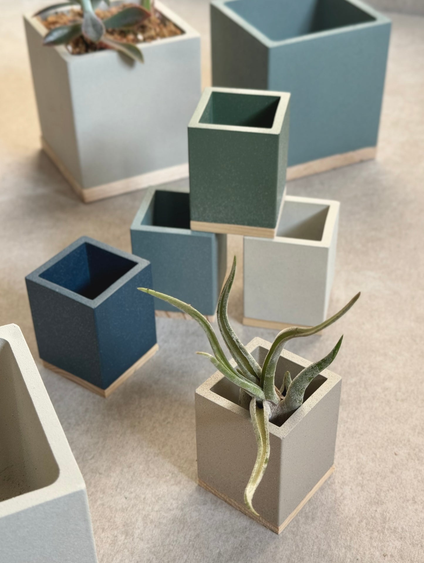 Concrete Cube Planter